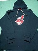Cleveland Indians Navy Blue All Stitched Pullover Hoodie,baseball caps,new era cap wholesale,wholesale hats